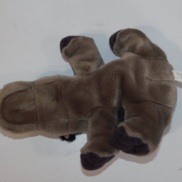 VTG 2003 Telus Spokes Critters large 12" Plush Floppy House Hippo Cuddlekins - Picture 6 of 6